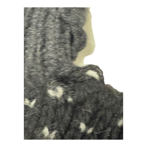 Vintage 80's GAP Men's Wool XL Black Red Green Gray Ivory Fair Isle Sweater - Picture 13 of 14